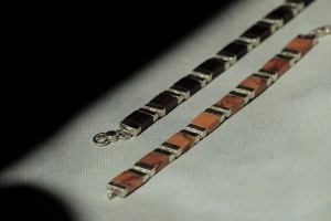 Bracciale in oro o argento con segmen...