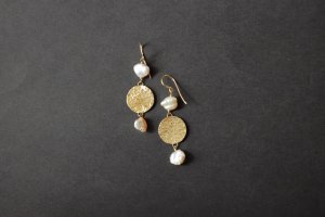 Orecchini in oro giallo 750/1000 mart...