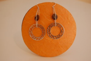 Orecchini in argento 925/1000 trafora...