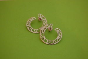 Orecchini in argento 925/1000 trafora...