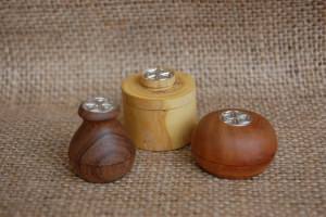 Scatoline in legno di ciliegio, noce ...